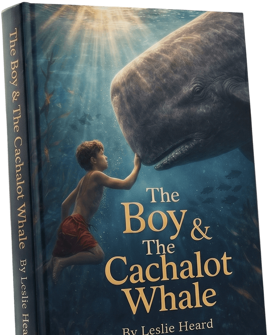 The Boy and the Cachalot Whale by Leslie Heard book cover